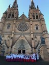Outside a Cathedral