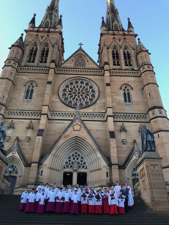 Outside a Cathedral