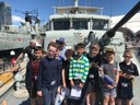 On a battleship at the National Maritime Museum