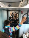 On a bullet train