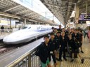 Waiting for a bullet train