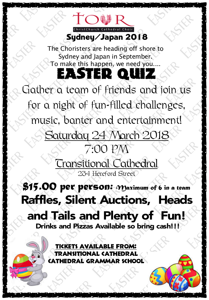 Easter Quiz Night